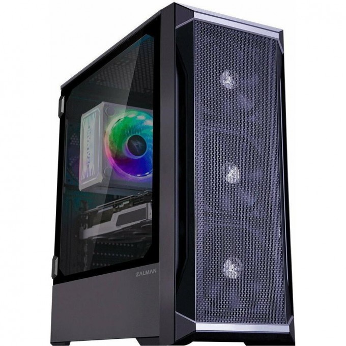 Корпус ZALMAN , ATX, BLACK, FRONT MESH, WINDOW, 2XCOMBO (3.5" OR 2.5"), 4X2.5", 1XUSB2.0, 2XUSB3.0, FRONT 3X120MM ARGB, REAR 1X120MM Z8 MS Корпус ZALMAN , ATX, BLACK, FRONT MESH, WINDOW, 2XCOMBO (3.5" OR 2.5"), 4X2.5", 1XUSB2.0, 2XUSB3.0, FRONT 3X120MM ARGB, REAR 1X120MM Z8 MS