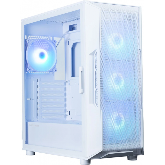 Корпус ZALMAN I3 NEO V2 белый без БП ATX 7x120mm 5x140mm 1xUSB3.0 audio bott PSU I3 NEO ARGB V2 WHITE