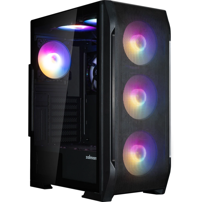 Корпус ZALMAN черный без БП ATX 6x120mm 2xUSB2.0 1xUSB3.0 audio bott PSU N7 PLUS V2