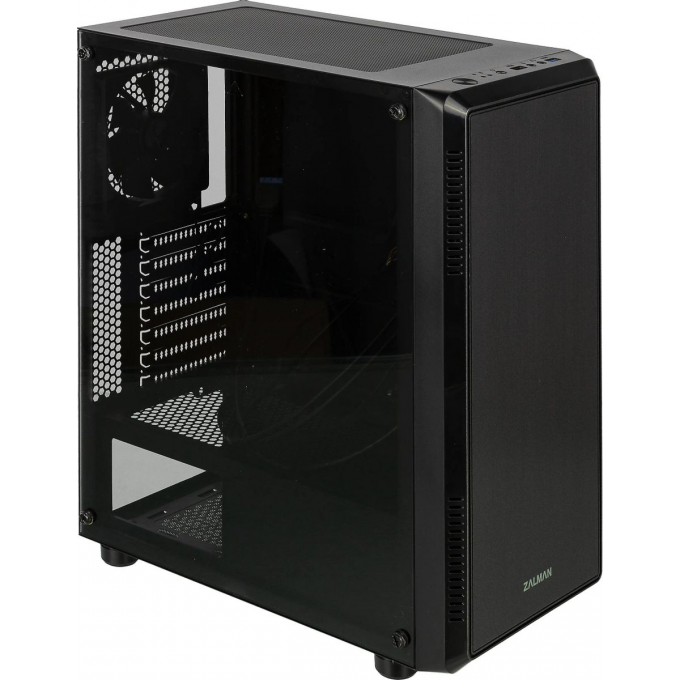 Корпус ZALMAN S4 черный без БП ATX 6x120mm 1xUSB2.0 1xUSB3.0 audio bott PSU S4 BLACK