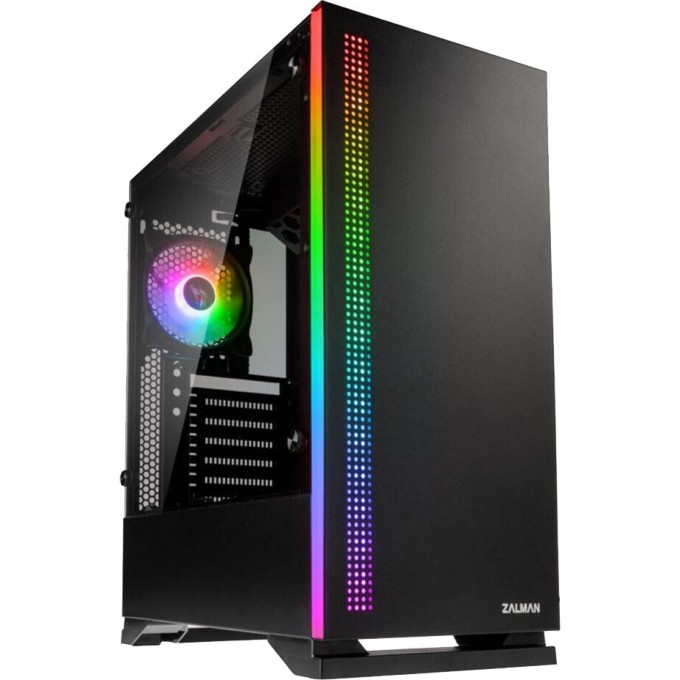Корпус ZALMAN S5, ATX, BLACK, WINDOW, 2XCOMBO (3.5" OR 2.5"), 4X2.5", 2XUSB2.0, 1XUSB3.0, FRONT 1X120MM, REAR 1X120MM RGB S5 BLACK Корпус ZALMAN S5, ATX, BLACK, WINDOW, 2XCOMBO (3.5" OR 2.5"), 4X2.5", 2XUSB2.0, 1XUSB3.0, FRONT 1X120MM, REAR 1X120MM RGB S5 BLACK