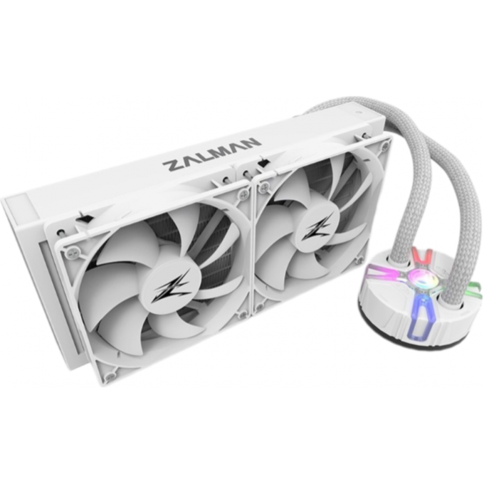 Система водяного охлаждения ZALMAN RESERATOR5 Z24 ARGB SOC-AM5/AM4/1151/1200/2066/2011/1700 4-pin Al+Cu LED Ret RESERATOR5 Z24 ARGB WHITE Система водяного охлаждения ZALMAN RESERATOR5 Z24 ARGB SOC-AM5/AM4/1151/1200/2066/2011/1700 4-pin Al+Cu LED Ret RESERATOR5 Z24 ARGB WHITE